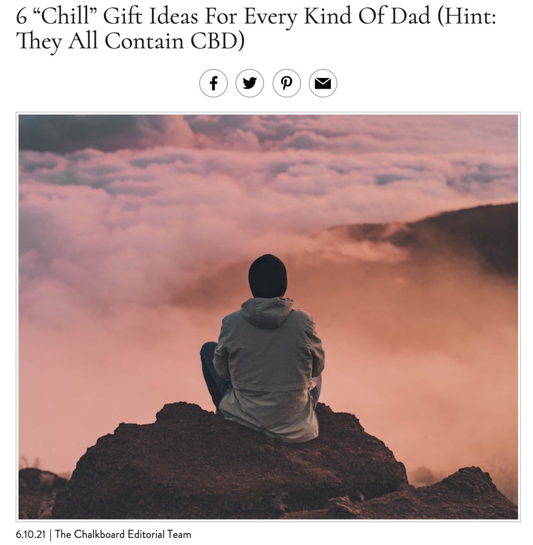 Father's Day CBD Gift Ideas - Chalkboard Magazine | 8LABS CBD